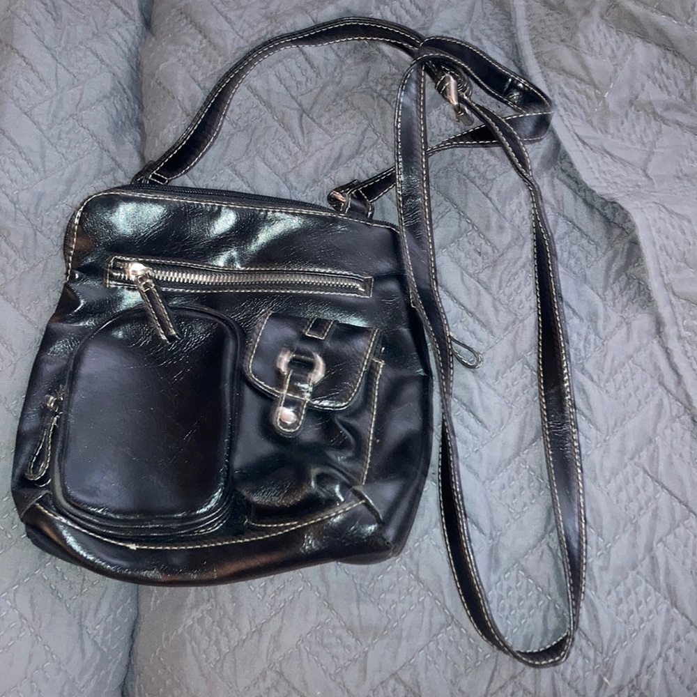 Black over the shoulder purse